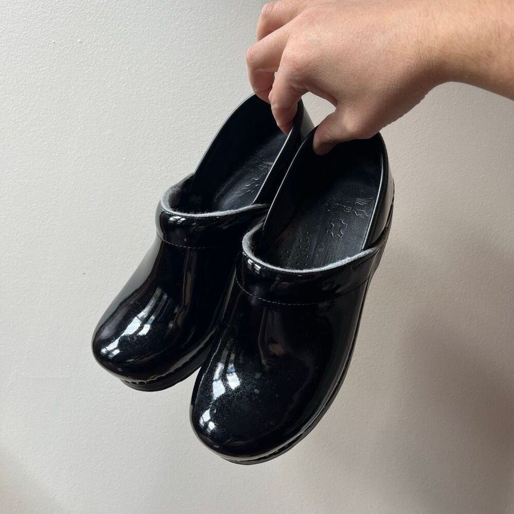 Dansko Black professional Clogs Size 39 Size 8.5 Womens work clogs nurse clogs - Picture 4 of 11